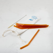 Load image into Gallery viewer, Glass Straws Bent - Colour 8mm x 210mm