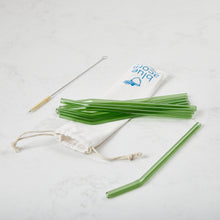 Load image into Gallery viewer, Glass Straws Bent - Colour 8mm x 210mm