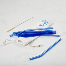 Load image into Gallery viewer, Glass Straws Bent - Colour 8mm x 210mm