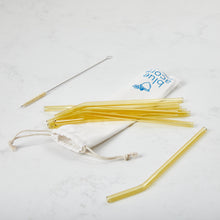 Load image into Gallery viewer, Glass Straws Bent - Colour 8mm x 210mm