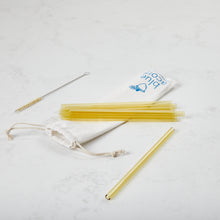 Load image into Gallery viewer, Glass Straws Straight - Colour 8mm x 180mm