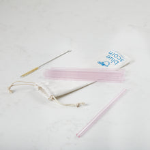 Load image into Gallery viewer, Glass Straws Straight - Colour 8mm x 180mm