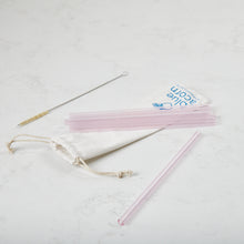 Load image into Gallery viewer, Glass Straws Straight - Colour 8mm x 210mm