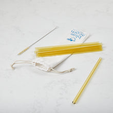 Load image into Gallery viewer, Glass Straws Straight - Colour 8mm x 210mm
