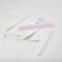 Load image into Gallery viewer, Glass Straws Straight - Colour 10mm x 210mm