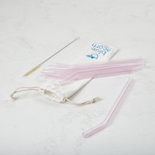 Load image into Gallery viewer, Glass Straws Bent - Colour 10mm x 210mm