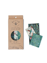 Load image into Gallery viewer, Beeswax Wraps Lilybee 3 Set, Wild Rainforest