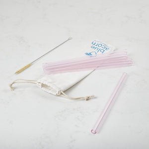 Glass Straws Straight - Colour 10mm x 210mm